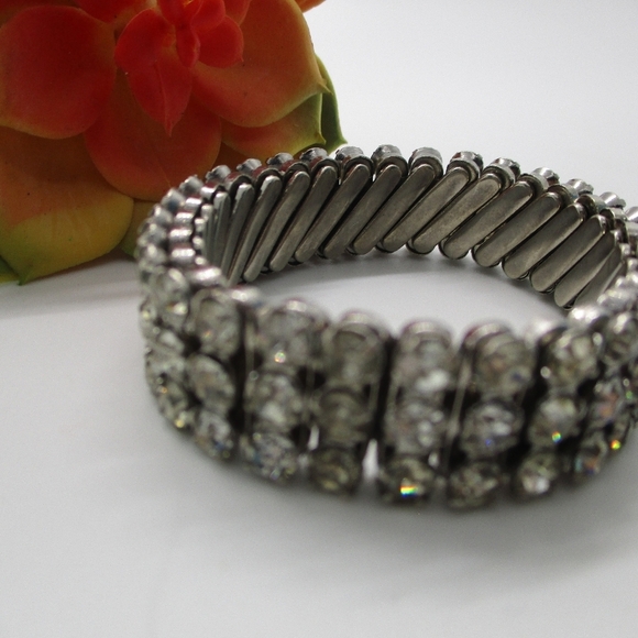 Bracelet vintage rhinestone - Picture 9 of 12